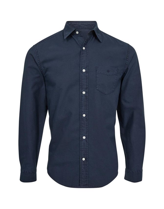 S Garment Dyed Hirt - Les Deux Shirt - 5715747182388