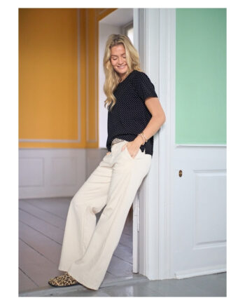 Sort Black Colour Dame Bukser Bcbox Off White - Black Colour Jeans  - 5715077114752