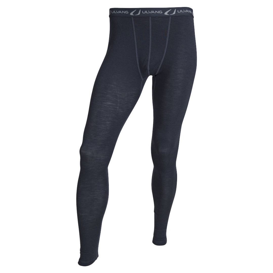 Sort Uldunderbukser Herre Ulvang Rav 100 Merino Uld - Jeans