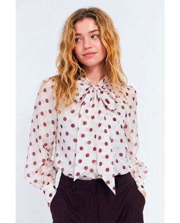 Cr Cras Ethelcras Shirt Grape Dot : Erling Christensen Møbler : Erling Christensen Møbler - CrÄs Shirt