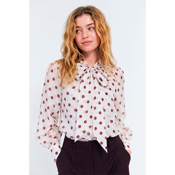 Cr Cras Ethelcras Shirt Grape Dot : Erling Christensen Møbler : Erling Christensen Møbler - CrÄs Shirt