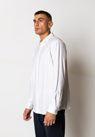 Hvid Clean Formal Stretch Shirt White - Shirt  - 5712946752695