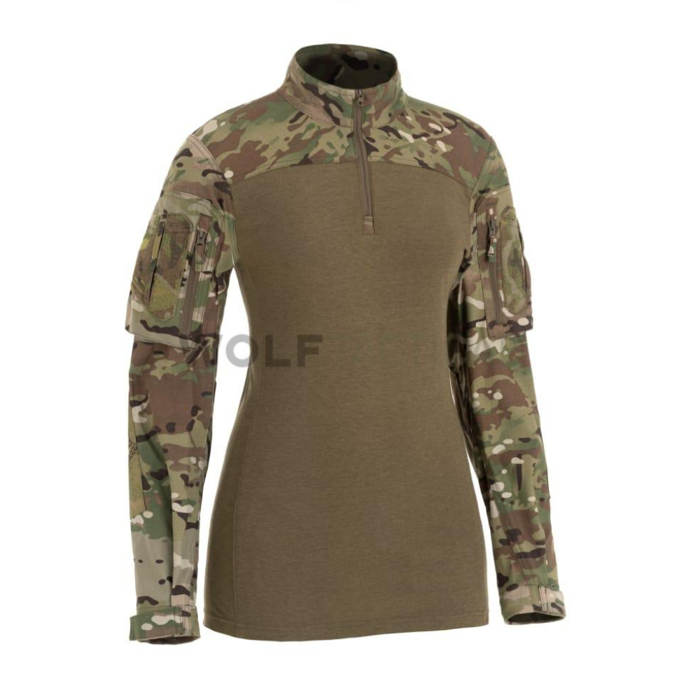 MultiCam Clawgear Raider Combat Shirt Ats Female Fit Kampskjorte Dame - Clawgear Shirt