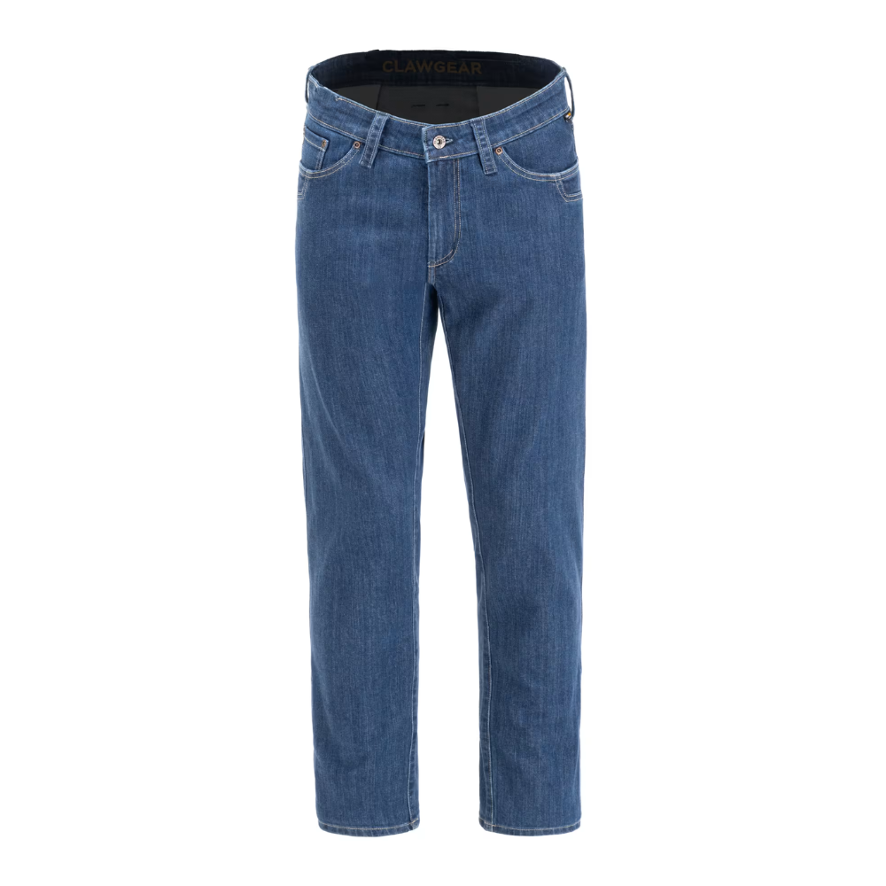 Blå Denim Tactical Flex Jeans Enhanced Taktiske Cowboybukser - Clawgear Jeans