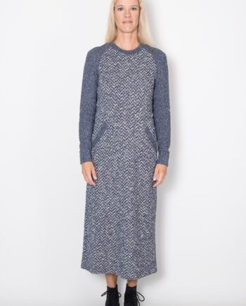 Jacquardvævet Jersey Kjole Doppia - Parol Jeans