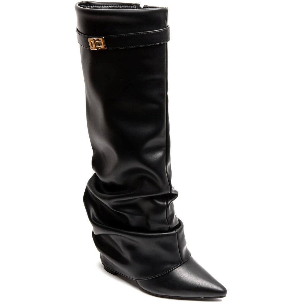 Sort Dream Dame Støvler 7665a Black - Shoes SkoSneaksers - 5715406876412