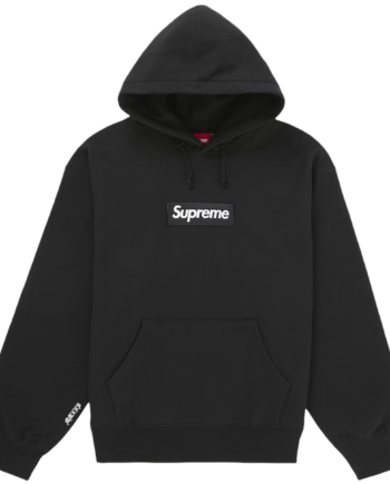 Sort Supreme Box Logo Hooded Sweatee Shirt Fw25 Black - Supreme Shirt  - 0888977370872