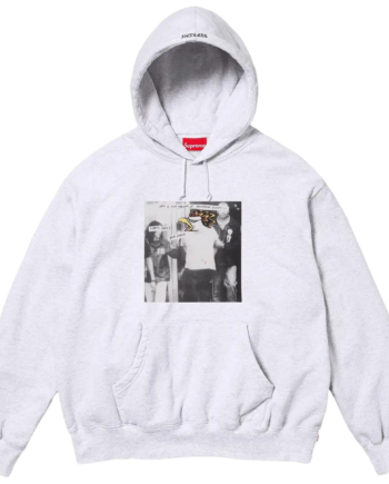 Supreme Antihero Hooded Sweatee Shirt Fw25 Ash Grey - Supreme Shirt  - 0199310039562