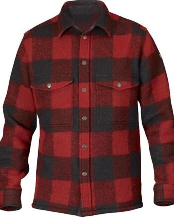 Fjallraven Canada Shirt Mens Red - Fjällräven Shirt  - 7392158891825