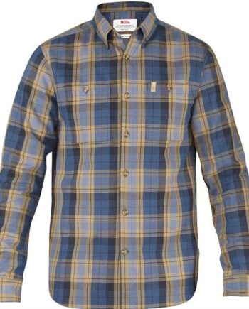 Fjallraven Kiruna Heavy Twill Shirt Mens Uncle Blue - Fjällräven Shirt  - 7323450141066