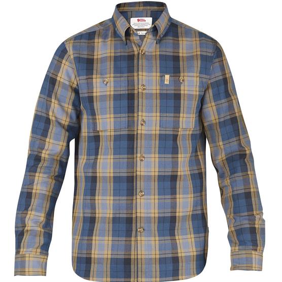 Fjallraven Kiruna Heavy Twill Shirt Mens Uncle Blue - Fjällräven Shirt - 7323450141066
