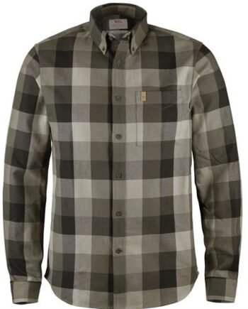 Sort Fjallraven Vik Big Check Shirt Mens Black - Fjällräven Shirt  - 7323450276263