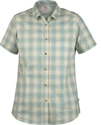 Fjallraven Vik Check Shirt Womens Ocean Mist - Fjällräven Shirt  - 7323450314118