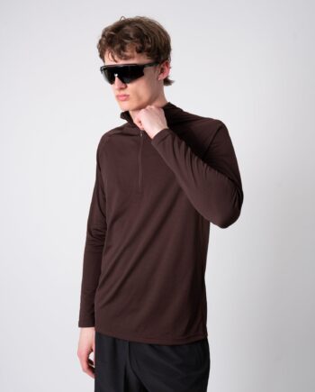 Ground Tech Zip Shirt Men Coffee Bean - Liiteguard Shirt  - 5714776012970