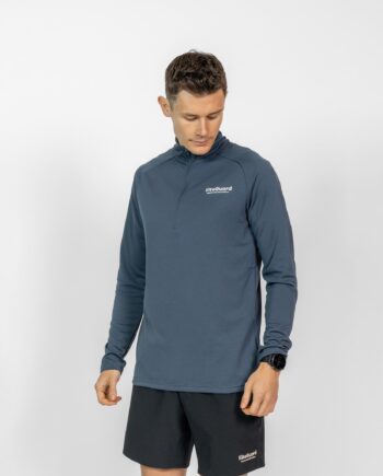Blå Ground Tech Zip Shirt Men Dark Navy Blue - Liiteguard Shirt  - 5714776007556