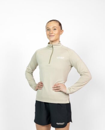 Beige Ground Tech Zip Shirt Women - Liiteguard Shirt  - 5714776008447