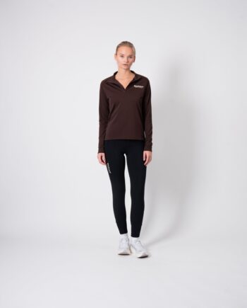 Ground Tech Zip Shirt Women Coffee Bean - Liiteguard Shirt  - 5714776013076