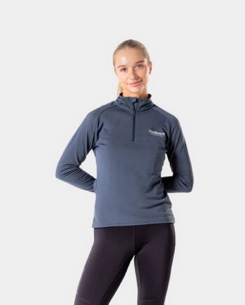 Blå Ground Tech Zip Shirt Women Dark Navy Blue - Liiteguard Shirt  - 5714776007600