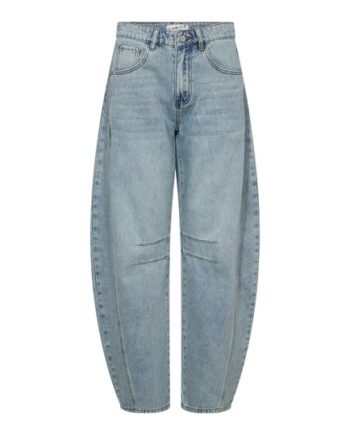 Haute Amiti Drew Barrel Panel Jeans Bleached Denim - Jeans