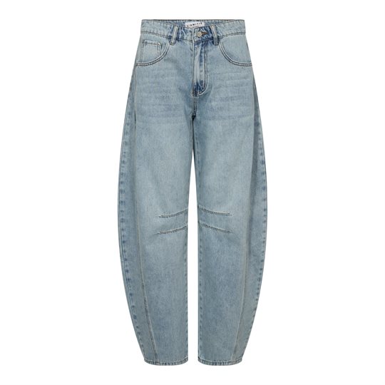 Haute Amiti Drew Barrel Panel Jeans Bleached Denim - Jeans
