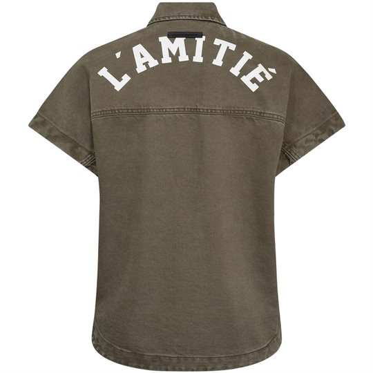 Haute Amiti Enigma Logo Shirt Mud - Shirt