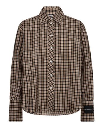 Haute Amiti Maxi Logo Dessert Check Shirt Dessert - Shirt