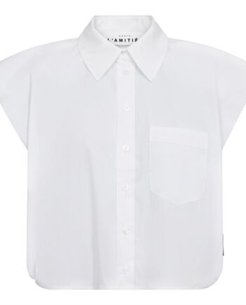 Hvid Haute Amiti Dinnie Poplin Shirt White - Shirt