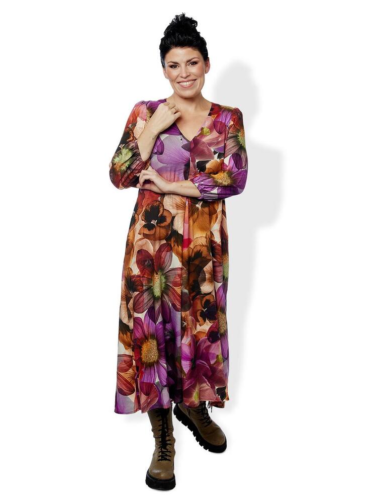 Kjole Garden Blooming Dulillian Milde - Du Milde Jeans