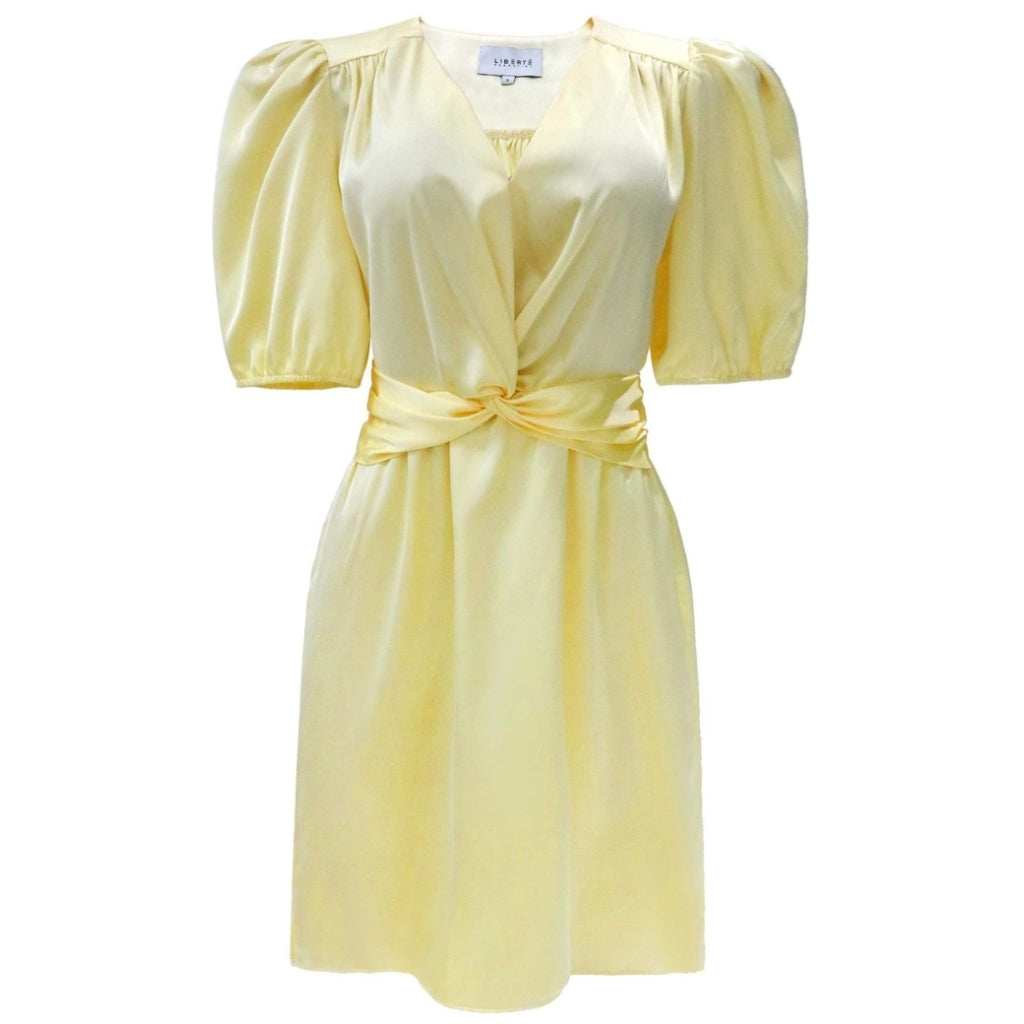 Gul Libert Dame Kjole Tiki Yellow - Liberté Jeans - 5707085669997
