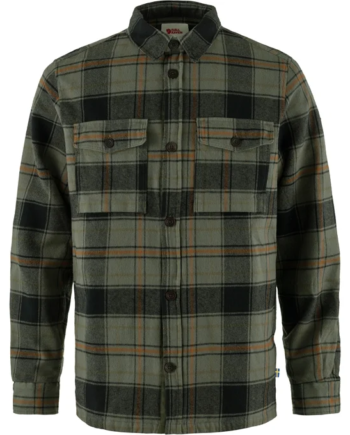 Sort Fjallraven Vik Lite Padded Shirt Skjorte Deep Forest Black - Fjällräven Shirt  - 7323450932237