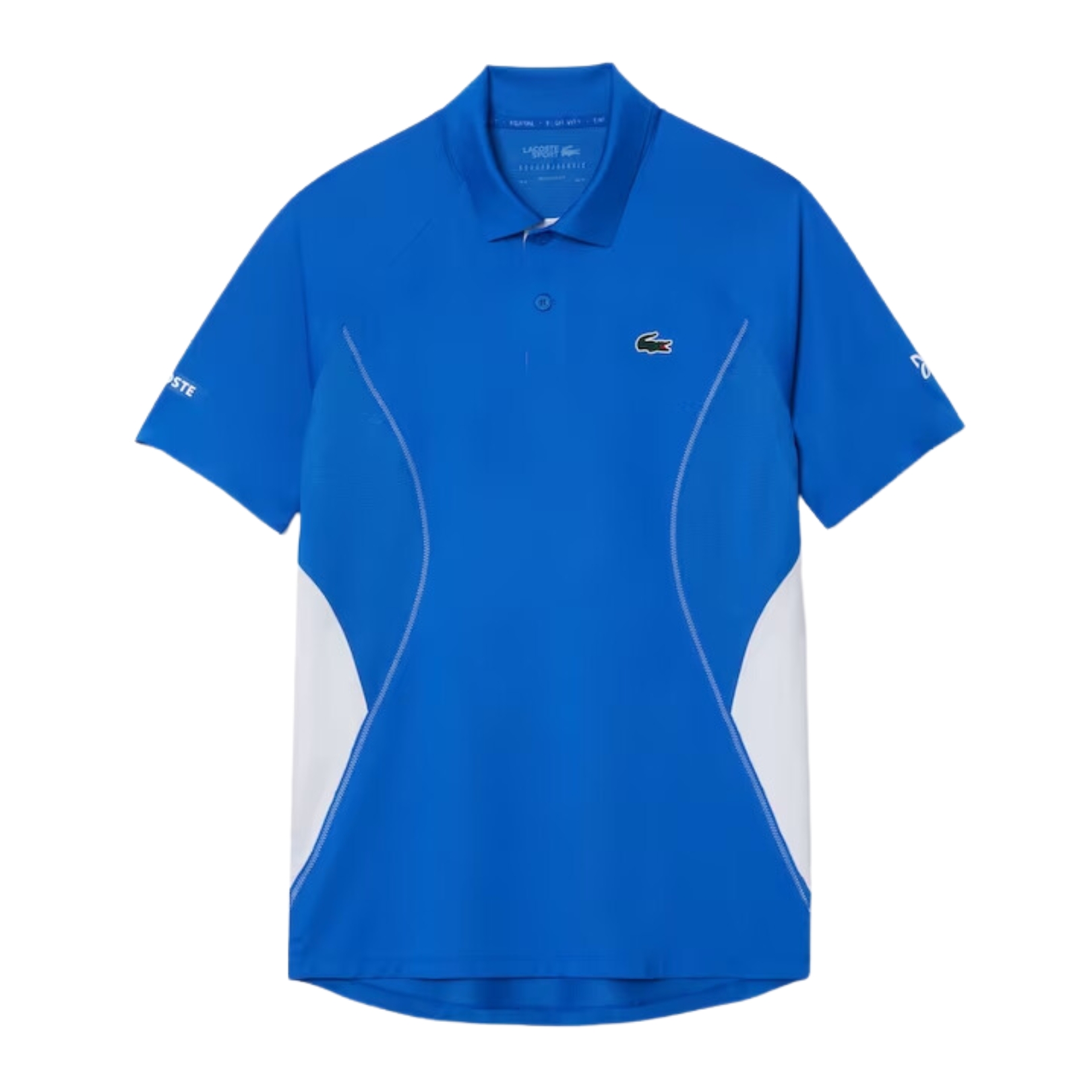 Blå Lacoste Tennis Novak Djokovic Ultra Dry Polo Shirt Saphir Blue - Lacoste Shirt
