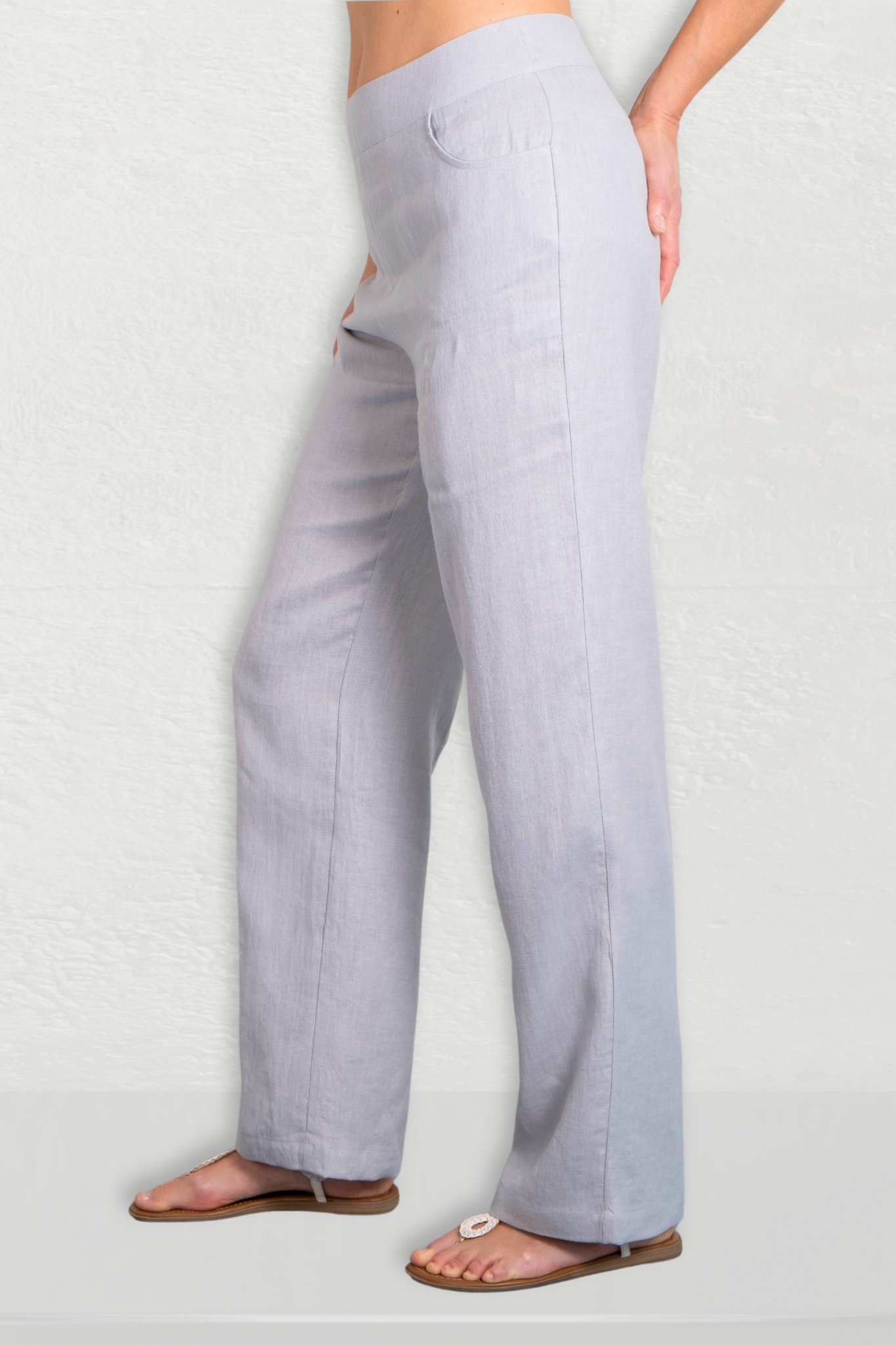 Gry HØr Bukser Lysegrå - Parol Jeans