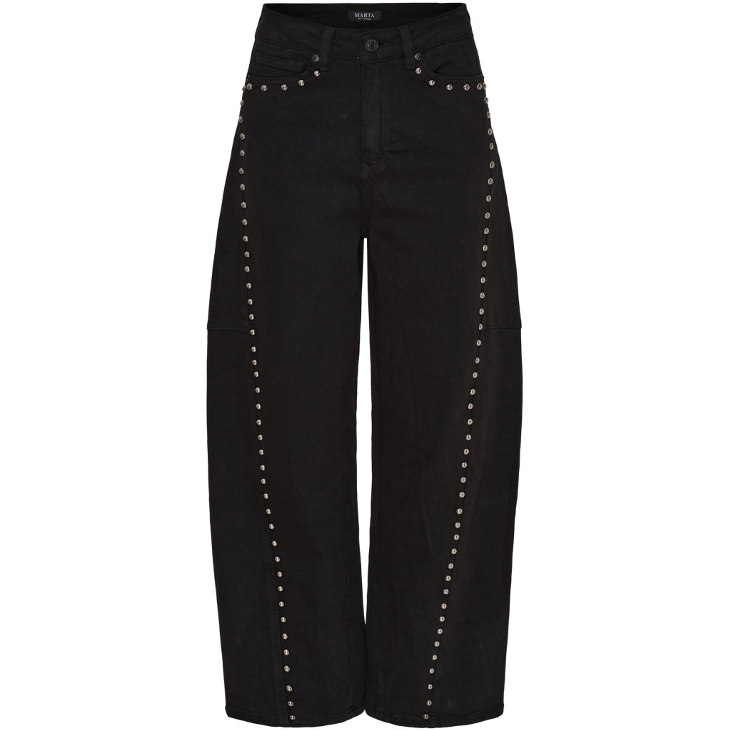 Sort Marta Chateau Dame Jeans Mdcingeborg Mdc225 8529 Black - Jeans - 5715406862835