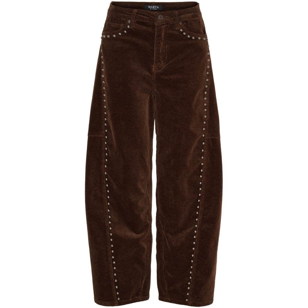 Marta Chateau Dame Jeans Mdcwanda Mdc223 2566 Corduroy Choco - Jeans  - 5715406882963