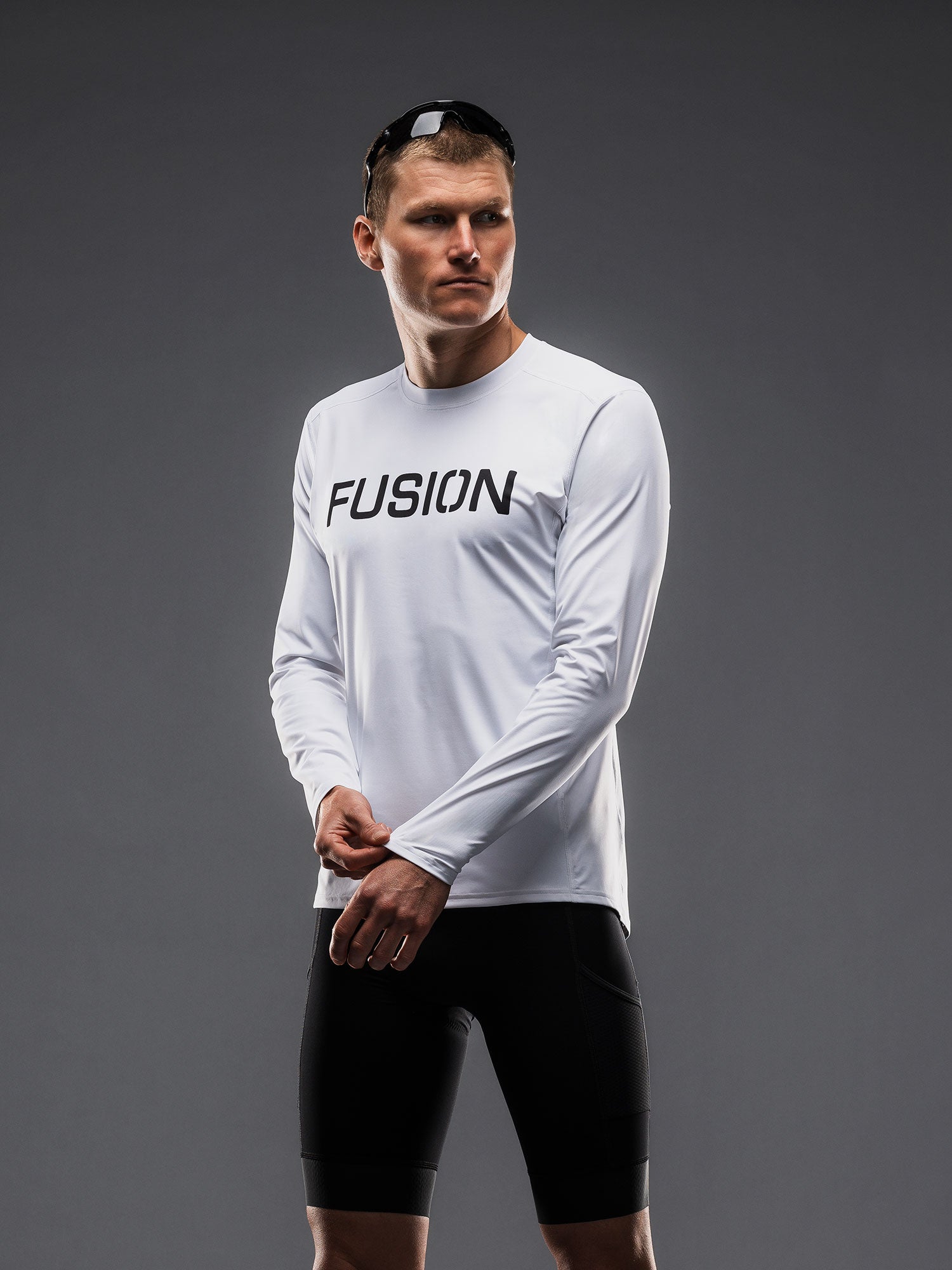 Hvid Fusion Tempo Shirt White - Fusion Shirt  - 8400780067491