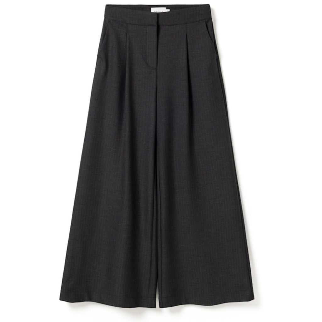 Grå Noella Dame Bukser Kazia Grey Herringbone - Noella Jeans - 5714694952549