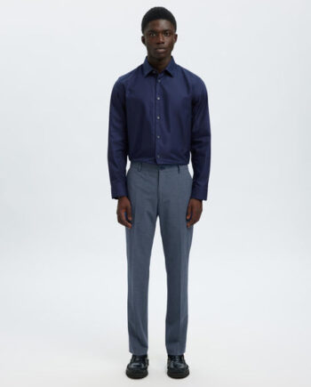 Dark Blue - Hou Slhslim Liam Mini Hounds Trs Flex Noos - Selected Jeans  - 5715727380377