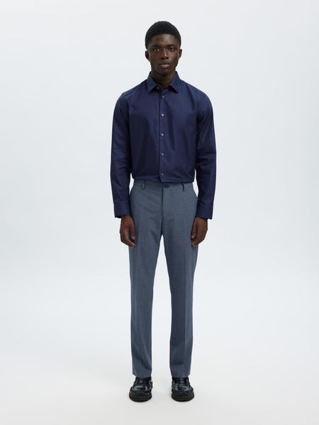 Dark Blue - Hou Slhslim Liam Mini Hounds Trs Flex Noos - Selected Jeans - 5715727380377