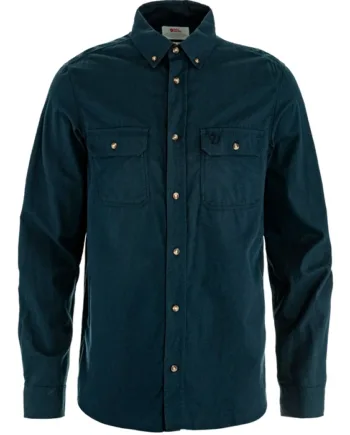 Mørkeblå Fjallraven Vik Lite Flannel Shirt Dark Navy 2xl Skjorter - Fjällräven Shirt  - 7323451148422
