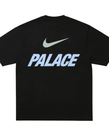 Sort Palace Nike Font Swoosh Shirt Black - Nike Shirt  - None