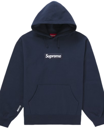 Supreme Box Logo Hooded Sweatee Shirt Fw25 Navy - Supreme Shirt  - None