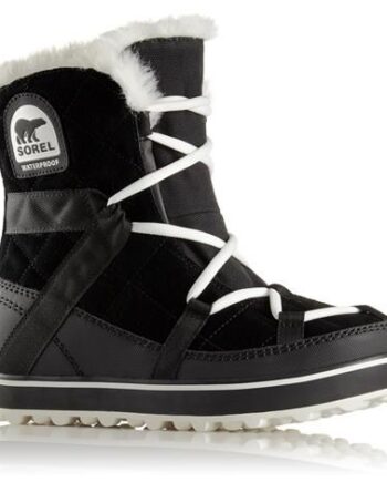 Sort Sorel Glacy Explorer Shortie Dame Black - Sorel SkoSneaksers  - 888667700101