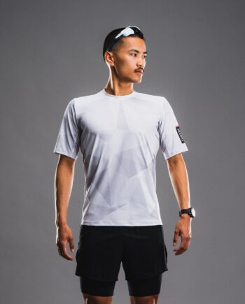 Hvid Fusion Tempo Pro Trail Shirt White Grey - Fusion Shirt  - 8400780104684