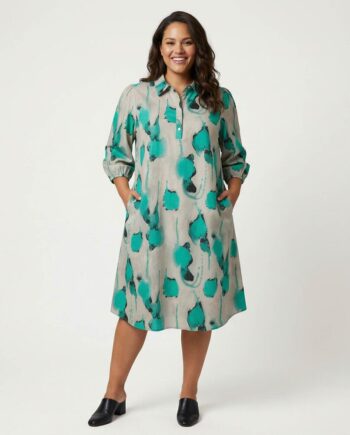 Grøn Kjole Pnducca Aqua Green Pont Neuf - Pont Neuf Jeans  - 5715894084979
