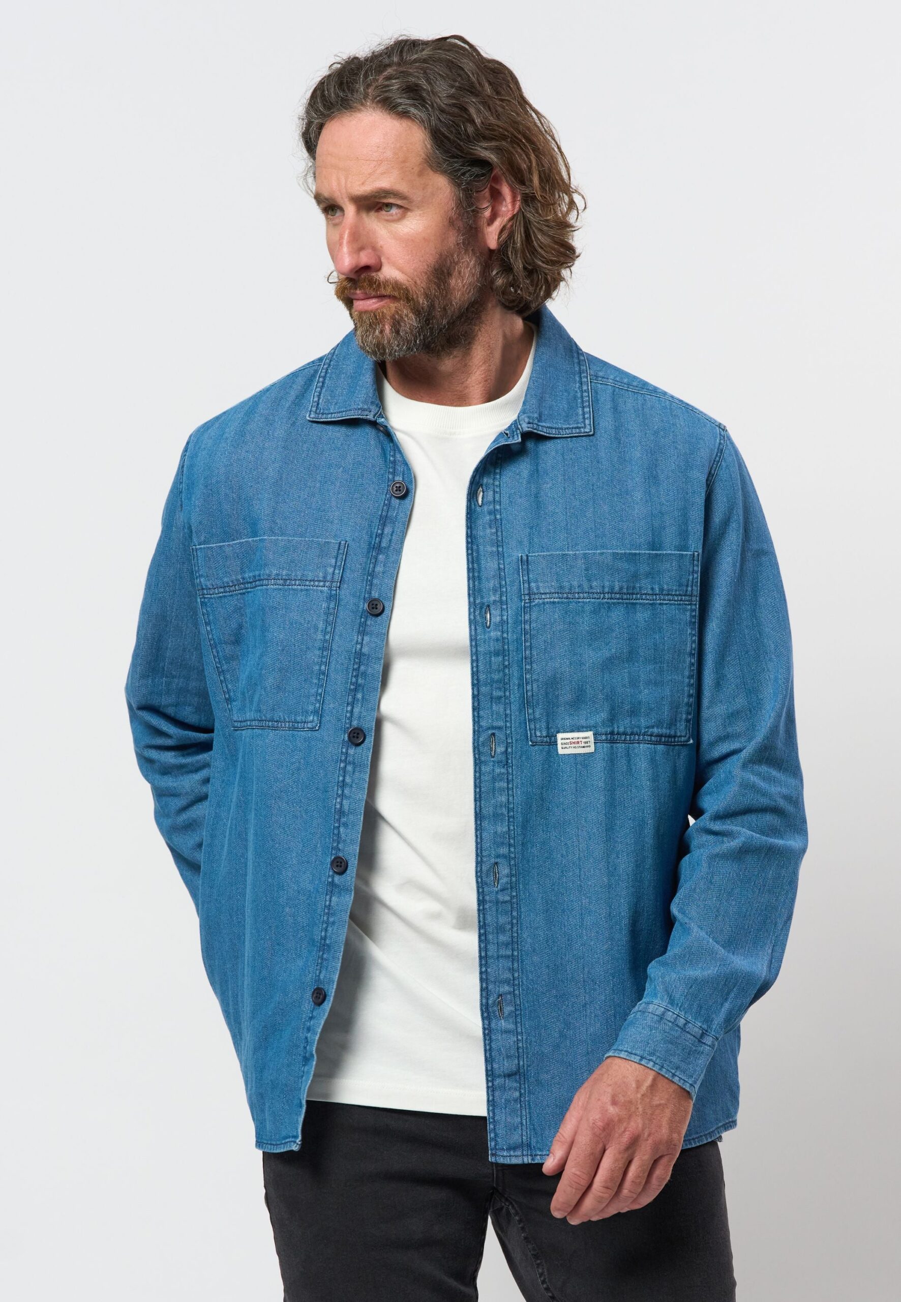 Denim Mctristan Reg Fit Shirt - Mcs Nordic Shirt - 5715879129350