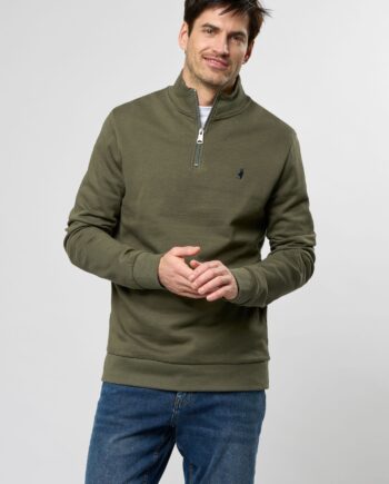 Silver Mink Mcclement Half Zip Sweatee Shirt - Not Defined Shirt  - 5715879054966