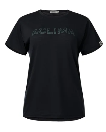 Sort Aclima Lightwool Shirt Relaxed Fit Kvinder Damer Black 2xl Shirts - Aclima Shirt  - 7034041120475