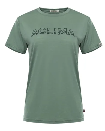 Aclima Lightwool Shirt Relaxed Fit Kvinder Damer Dark Ivy Shirts - Aclima Shirt  - 7034041120482