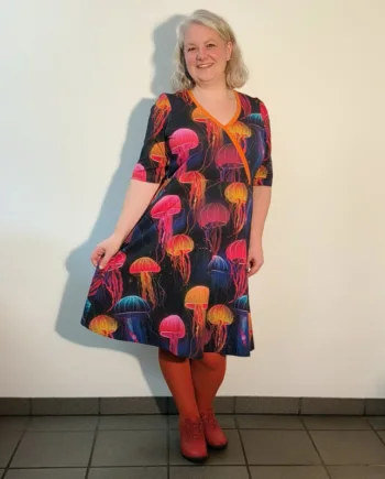 Sort Bika Kjole Jellyfish - Amamiko Jeans
