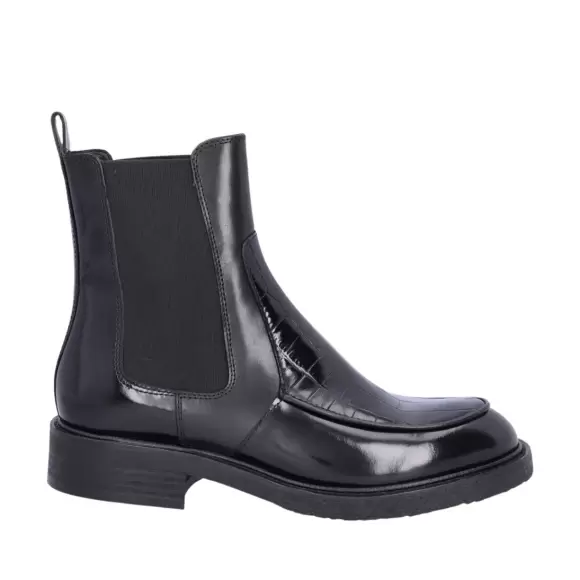 Sort Billi Polido Croco A5058 920 - Billi Bi SkoSneaksers  - 5711216847406